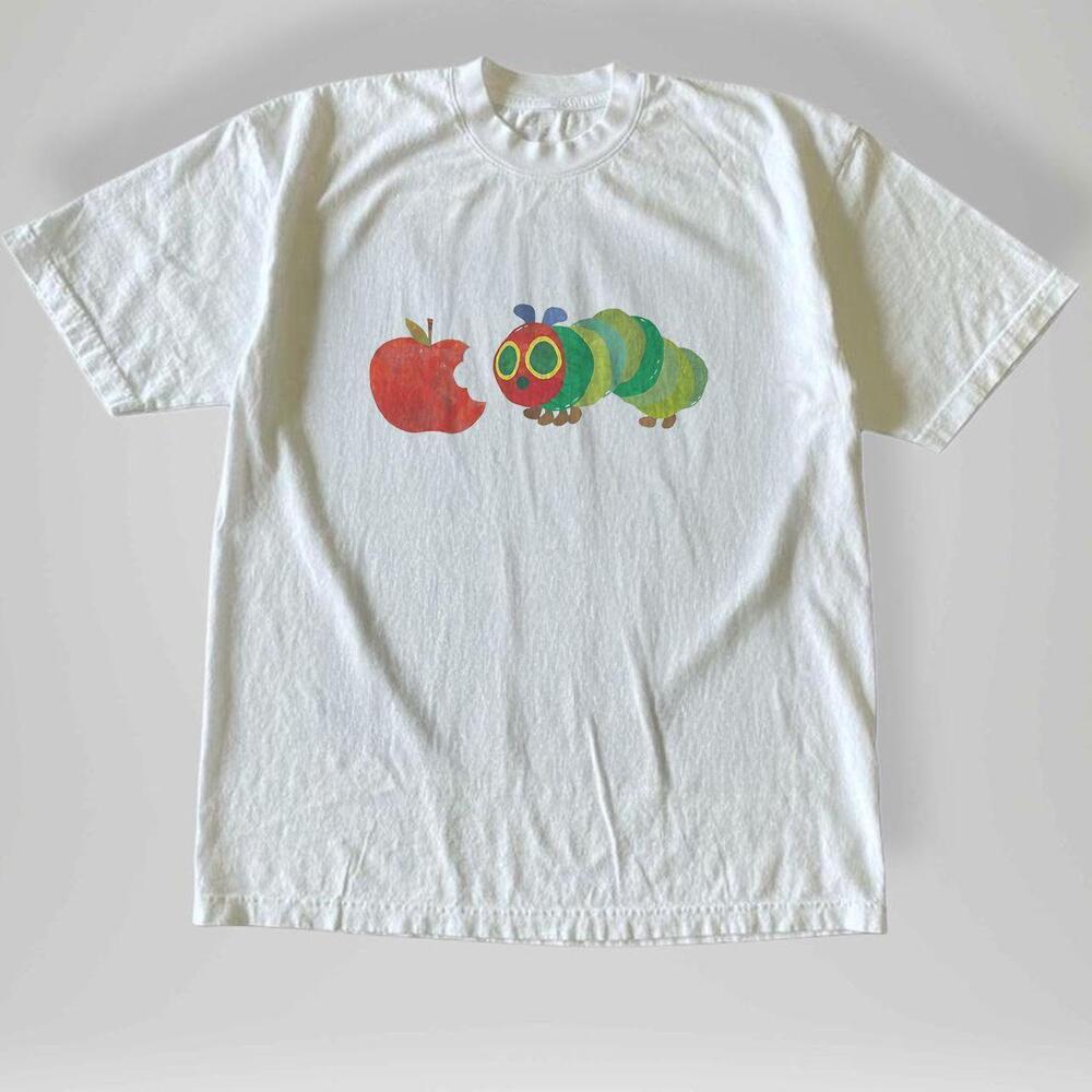 Style Very Hungry Caterpillar Graphic Tee Cute Cartoon Shirt